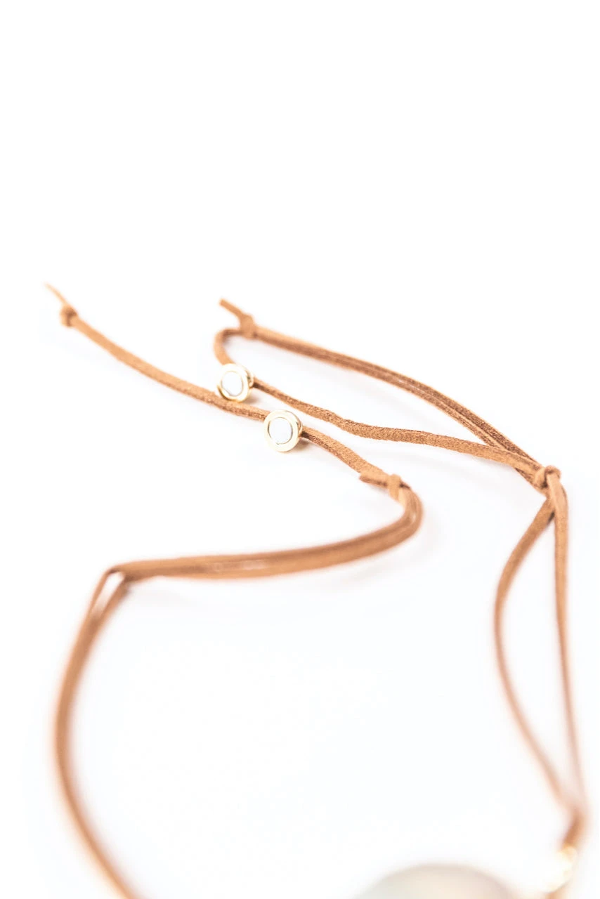 Amazonite Stone of Courage Vegan Suede Convertible Wrap Bracelet & Necklace 11 Amazonite Stone of Courage Vegan Suede Convertible Wrap Bracelet & Necklace - Image 9