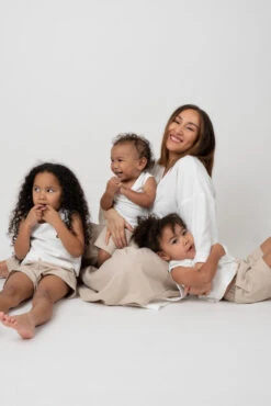 Kids' Mini Simi Detail Tank - Versatile White Spring Top -ROOLEE FASHION SHOP DNM02843