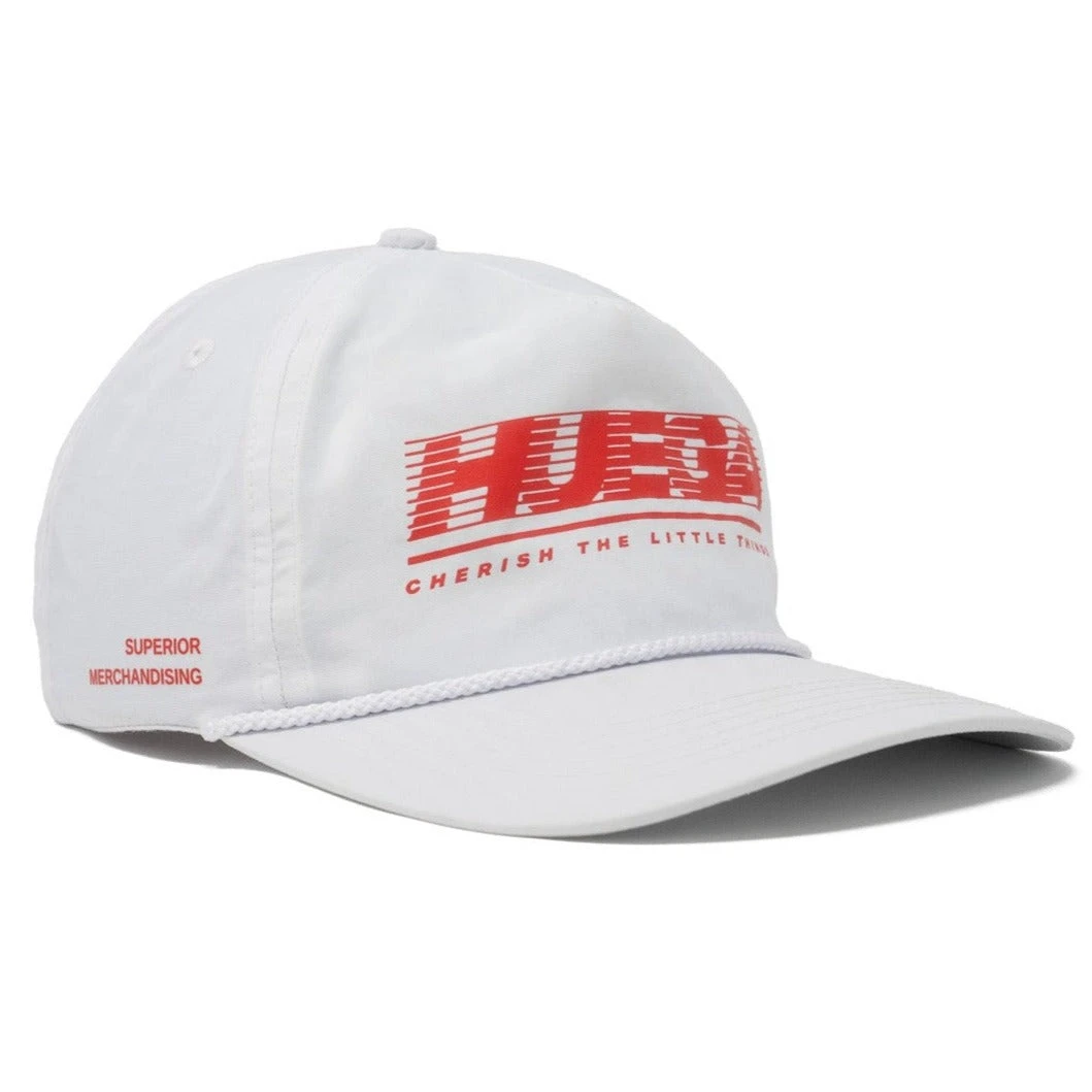 Tidal White Nylon 5-Panel Hat - Adjustable Snapback 5 Tidal White Nylon 5-Panel Hat - Adjustable Snapback - Image 3