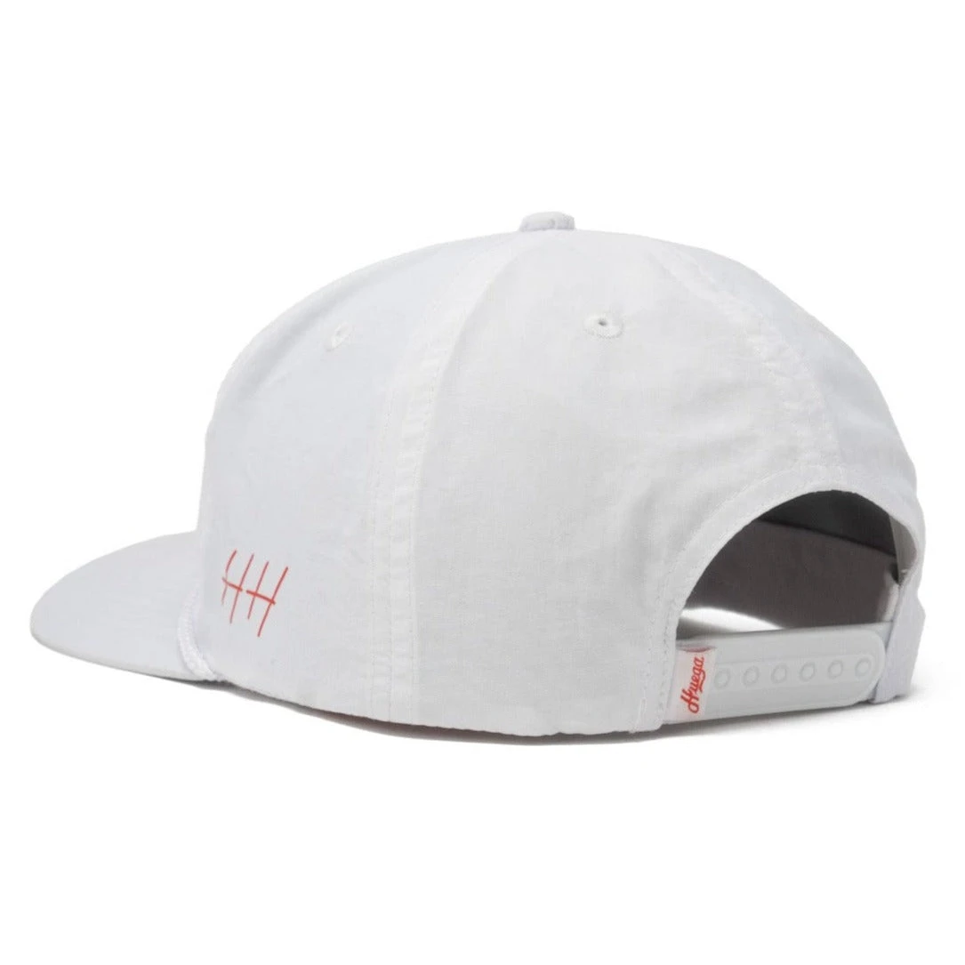 Tidal White Nylon 5-Panel Hat - Adjustable Snapback 6 Tidal White Nylon 5-Panel Hat - Adjustable Snapback - Image 4