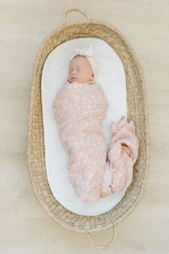 Wildflower Soft Cotton Baby Swaddle Blanket & Multipurpose Wrap