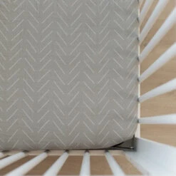 Soft Muslin Crib Sheet for Babies - Desert Sage Green -ROOLEE FASHION SHOP DSC9548 websize