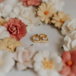 Tate 9mm Sterling Silver & Gold Vermeil Hoop Earrings 15 Tate 9mm Sterling Silver & Gold Vermeil Hoop Earrings -ROOLEE FASHION SHOP DSC 2347f