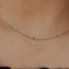 Malibu Turquoise Dainty Pearl Necklace in Gold Vermeil 1 Malibu Turquoise Dainty Pearl Necklace in Gold Vermeil -ROOLEE FASHION SHOP DSC 3064 ea5a78cf 59e5 4d32 9708 950f2f13b0fd