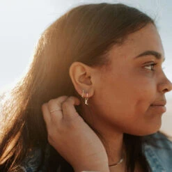 Dainty 12mm Gold Vermeil Hoop Earrings | Hypoallergenic .925 Sterling Silver -ROOLEE FASHION SHOP DSC 3389 75bda337 b0fa 4d10 b949 b46926c174bc