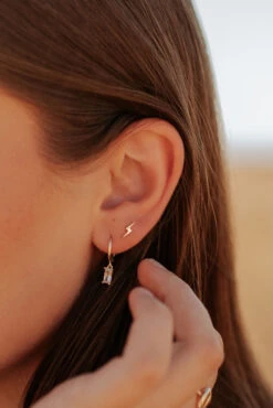 Gold Vermeil Lightning Bolt Stud Earrings for Sensitive Skin -ROOLEE FASHION SHOP DSC 7655 3c4946d8 beae 4eec 99e2 9b1c8b7c40c4