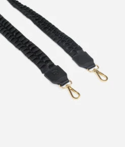 The Fishtail Braid Strap - Black -ROOLEE FASHION SHOP FD Strap Braided Black Shiny 2