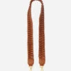Fawn Design Fishtail Braid Bag Strap - Brown 2 Fawn Design Fishtail Braid Bag Strap - Brown -ROOLEE FASHION SHOP FD Strap Braided Brown Matte 1