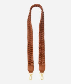 Fawn Design Fishtail Braid Bag Strap - Brown