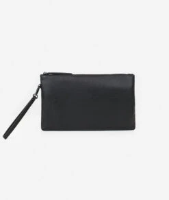 Fawn Design Changing Clutch - Matte Black Faux Leather