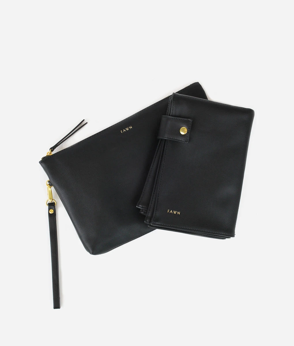 Fawn Design Black Matte Changing Clutch & Wristlet 5 Fawn Design Black Matte Changing Clutch & Wristlet - Image 3