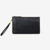 Fawn Design Changing Clutch in Black - Premium Faux Leather -ROOLEE FASHION SHOP Fawn Clutch Black 1