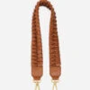 Fawn Design Fishtail Braid Messenger Strap - Brown Short 2 Fawn Design Fishtail Braid Messenger Strap - Brown Short -ROOLEE FASHION SHOP Fawn FishtailBrownStrap Short 1