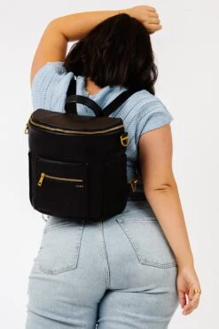 Fawn Design The Mini - Black Backpack Purse