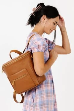 Fawn Design The Mini - Brown Backpack Purse