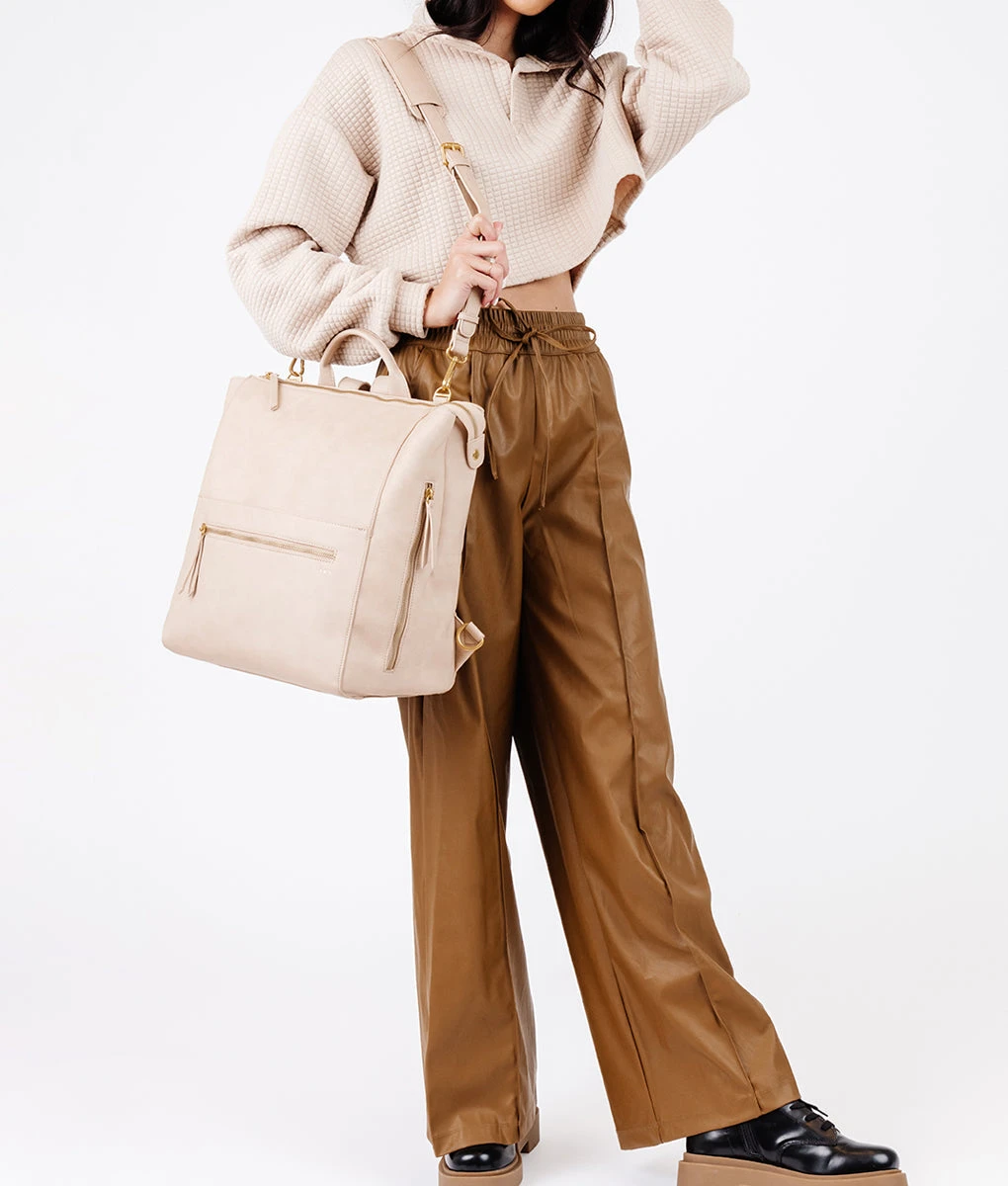 The Fawn + Nordstrom Square Diaper Bag - Beige 10 The Fawn + Nordstrom Square Diaper Bag - Beige - Image 8