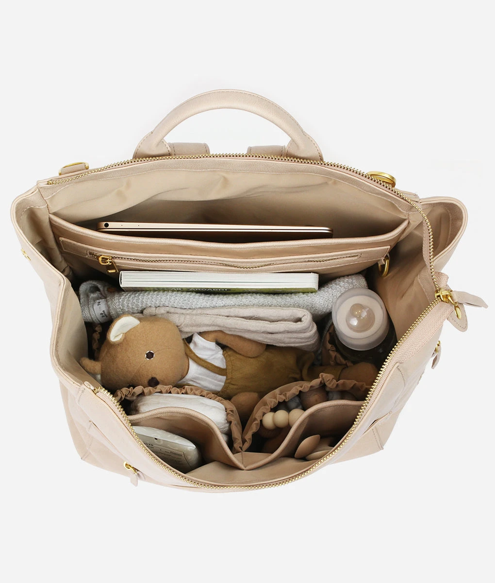 The Fawn + Nordstrom Square Diaper Bag - Beige 7 The Fawn + Nordstrom Square Diaper Bag - Beige - Image 5