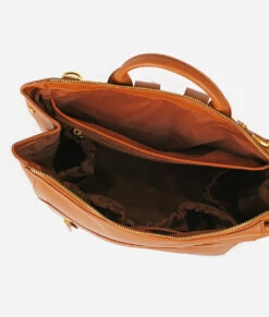 Fawn Square Diaper Bag in Brown - Premium Matte Faux Leather 18 Fawn Square Diaper Bag in Brown - Premium Matte Faux Leather -ROOLEE FASHION SHOP Fawn SquareDiaperBag Brown 4