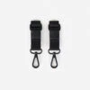 Fawn Design Stroller Hooks - Matte Black Faux Leather Straps 1 Fawn Design Stroller Hooks - Matte Black Faux Leather Straps -ROOLEE FASHION SHOP Fawn StrollerHooks BlackBlack 1