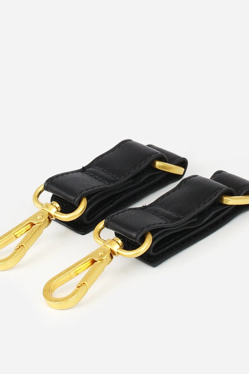 Fawn Design Black Matte Stroller Hooks 4 Fawn Design Black Matte Stroller Hooks - Image 2