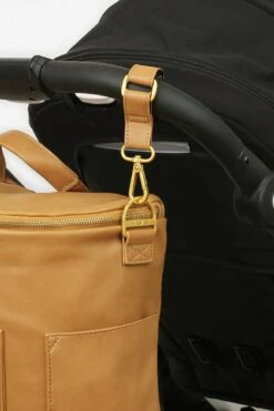 Fawn Design Stroller Hooks - Premium Tan Vegan Leather -ROOLEE FASHION SHOP Fawn StrollerHooks Tan 3 fa653295 748e 408c abcc 3039a56b2c9e