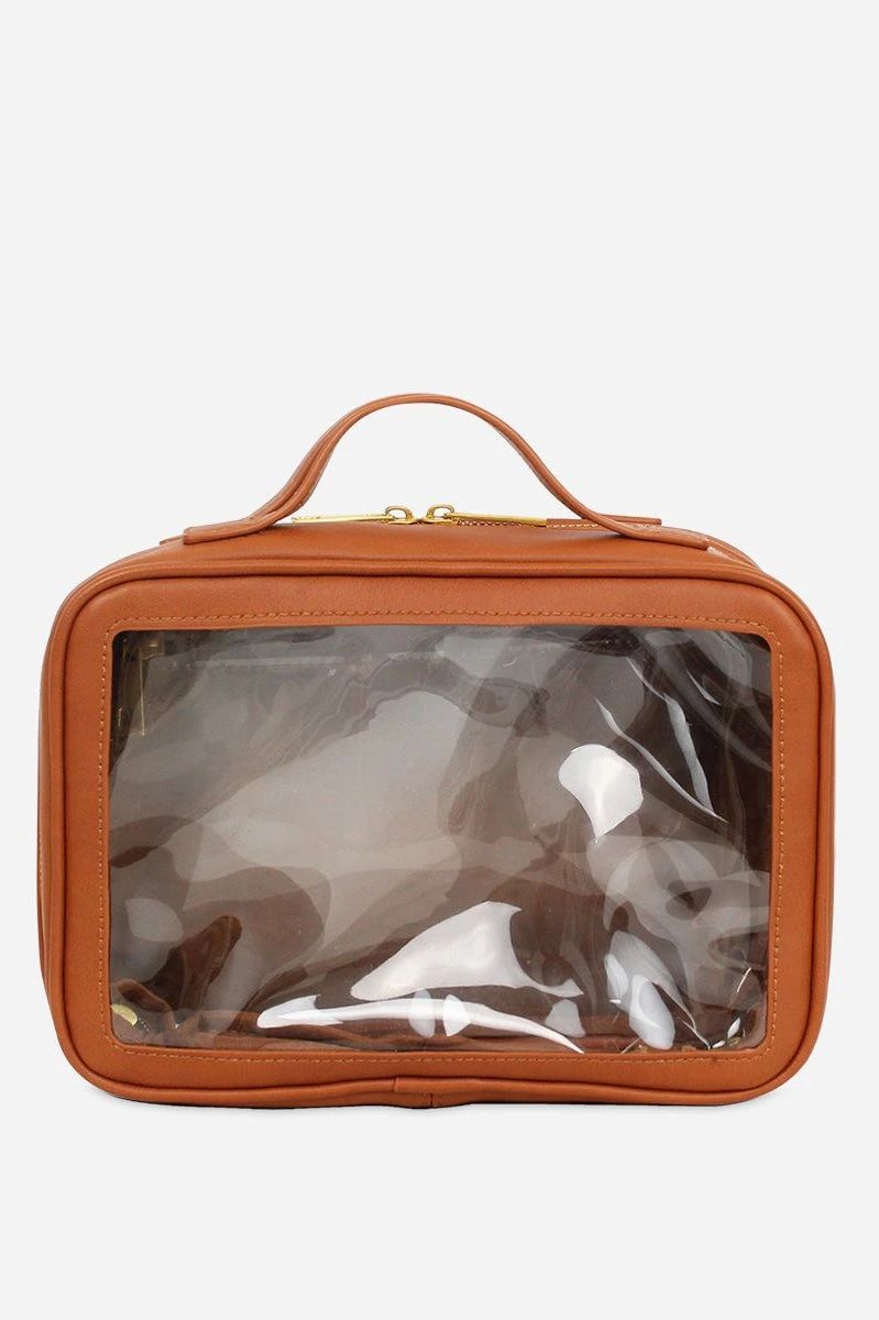 Fawn Large Toiletry Case - Brown 3 Fawn Large Toiletry Case - Brown