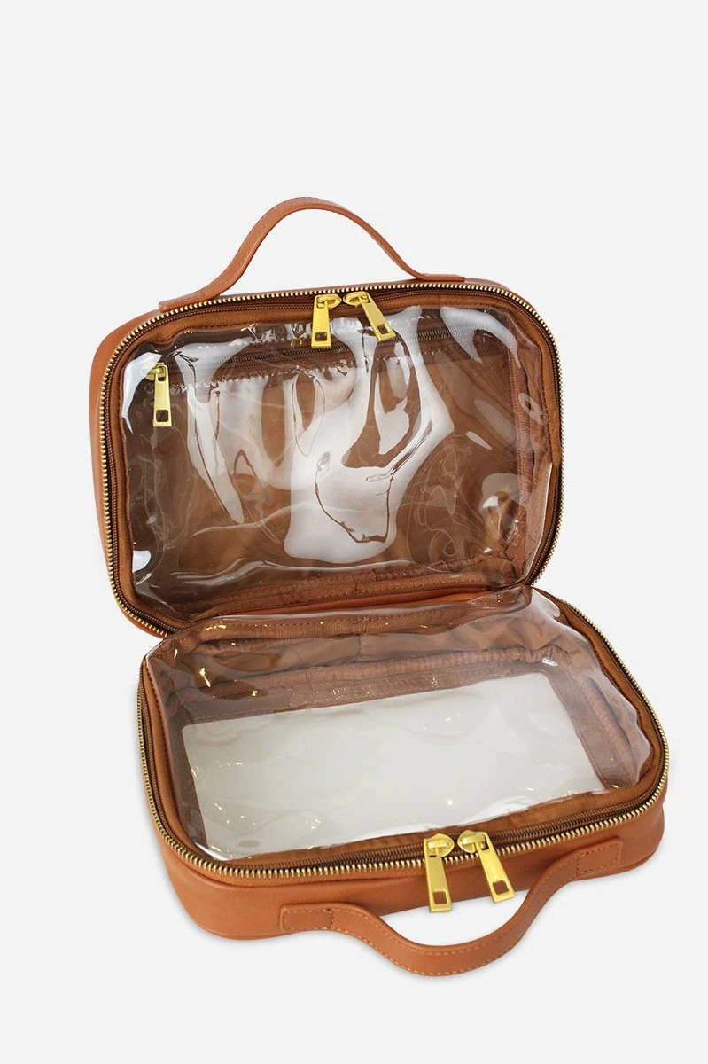 Fawn Large Toiletry Case - Brown 5 Fawn Large Toiletry Case - Brown - Image 3