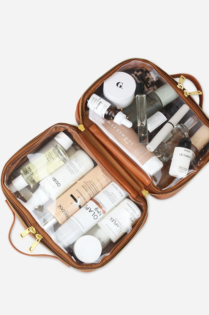 Fawn Large Toiletry Case - Brown 6 Fawn Large Toiletry Case - Brown - Image 4