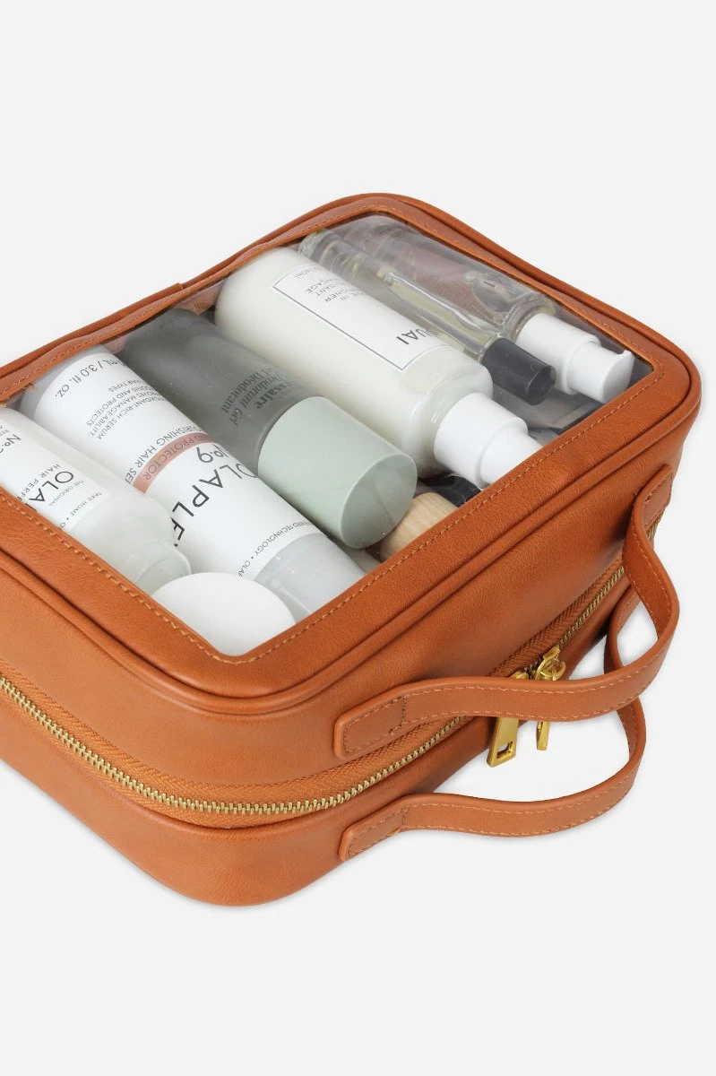 Fawn Large Toiletry Case - Brown 8 Fawn Large Toiletry Case - Brown - Image 6