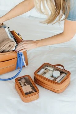 Fawn Small Toiletry Case in Brown 11 Fawn Small Toiletry Case in Brown -ROOLEE FASHION SHOP Fawn ToiletryCase Small Brown 5