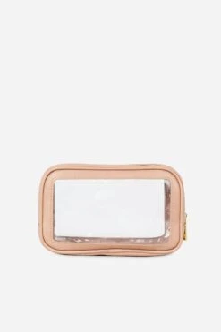 Fawn Small Toiletry Case in Warm Blush
