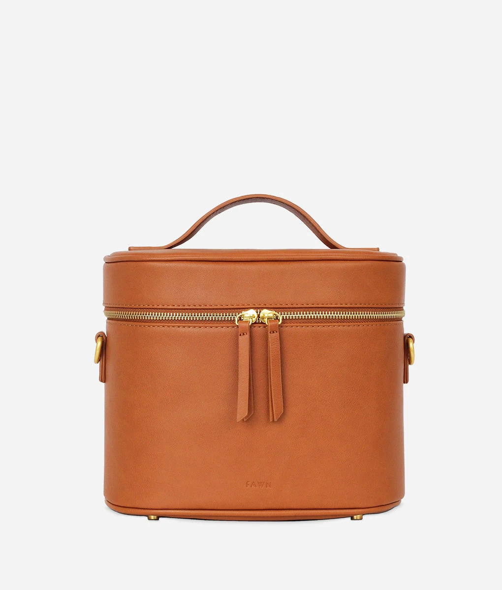 Fawn Train Case in Matte Brown - Premium Travel Toiletry Bag 6 Fawn Train Case in Matte Brown - Premium Travel Toiletry Bag - Image 4