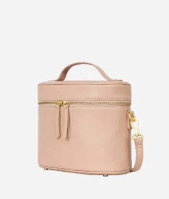 Fawn Design Train Case in Warm Blush - Premium Travel Cosmetic Bag -ROOLEE FASHION SHOP Fawn TrainCase WarmBlush 2