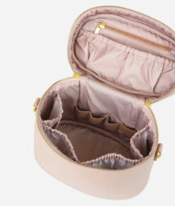 Fawn Design Train Case in Warm Blush - Premium Travel Cosmetic Bag -ROOLEE FASHION SHOP Fawn TrainCase WarmBlush 3
