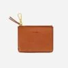 Compact Vegan Leather Wallet Pouch - Brown -ROOLEE FASHION SHOP Fawn WalletPouch Brown 1