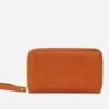 Fawn Design Brown Matte Faux Leather Wallet with Wristlet 2 Fawn Design Brown Matte Faux Leather Wallet with Wristlet -ROOLEE FASHION SHOP Fawn Wallet Brown 1