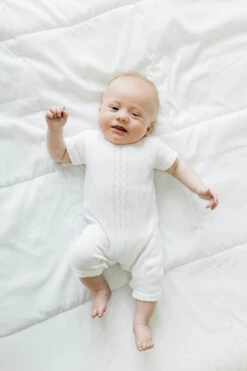 Amsterdam Cotton Knit Baby Romper with Scalloped Trim 7 Amsterdam Cotton Knit Baby Romper with Scalloped Trim -ROOLEE FASHION SHOP IMG 2041
