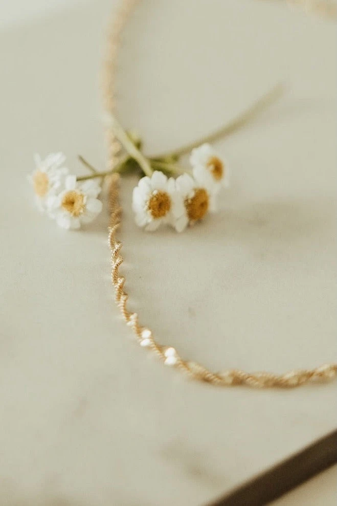 Amelia 18k Gold Filled Twist Necklace - Dainty 3mm Layering Chain 3 Amelia 18k Gold Filled Twist Necklace - Dainty 3mm Layering Chain