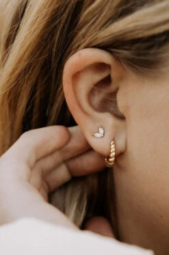 Gold Vermeil Twist Hoop Earrings - Hypoallergenic Brooklyn Hoops 13 Gold Vermeil Twist Hoop Earrings - Hypoallergenic Brooklyn Hoops -ROOLEE FASHION SHOP IMG 3556 0c7e7f39 e15d 4124 b292 84838c181fd3