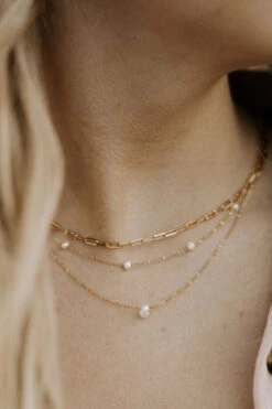 Madeline Gold Filled Paperclip Necklace -ROOLEE FASHION SHOP IMG 3654 8d724b05 1cba 455d a1e2 11a19e40be15