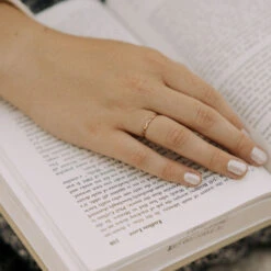 Stevie Gold Filled Wave Ring - Waterproof 14k Gold Stacking Ring -ROOLEE FASHION SHOP IMG 4665