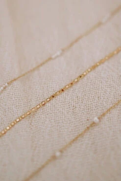 Hannah Gold Filled Mariner Necklace - Dainty 1mm Hypoallergenic Chain -ROOLEE FASHION SHOP IMG 4926 85d96bf8 c384 4c56 b3d9 86329259d9a3