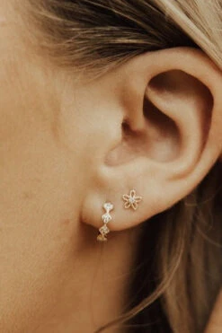 Gold Vermeil Dainty Flower Mini Stud Earrings for Sensitive Ears -ROOLEE FASHION SHOP IMG 5071 2 d8c0ecdf 9b4d 4ef3 ba21 b6efe1d0d018
