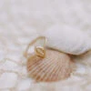 18k Gold Fill Maui Cowrie Shell Ring - Beach-Inspired Statement Jewelry 1 18k Gold Fill Maui Cowrie Shell Ring - Beach-Inspired Statement Jewelry -ROOLEE FASHION SHOP IMG 7148
