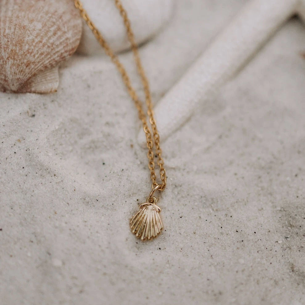 14k Gold Filled Sea Shell Necklace - Tarnish Resistant Beach Jewelry 7 14k Gold Filled Sea Shell Necklace - Tarnish Resistant Beach Jewelry - Image 5