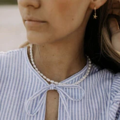 North Shore Freshwater Pearl Necklace - 14k Gold Filled Jewelry -ROOLEE FASHION SHOP IMG 9260