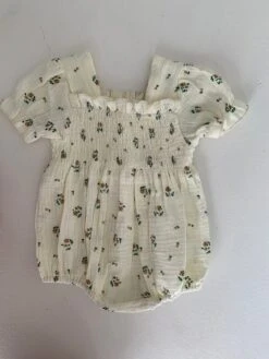 Garden Days Ivory Floral Muslin Baby Romper 15 Garden Days Ivory Floral Muslin Baby Romper -ROOLEE FASHION SHOP IMG 9390 preview