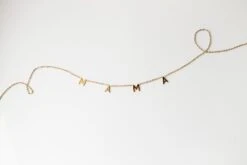 18K Gold Plated 'MAMA' Necklace - Hypoallergenic Adjustable Jewelry -ROOLEE FASHION SHOP IMG 9587