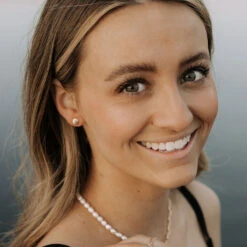 18k Gold Filled Sea Shell Stud Earrings - Hypoallergenic Ocean Jewelry -ROOLEE FASHION SHOP IMG 9866