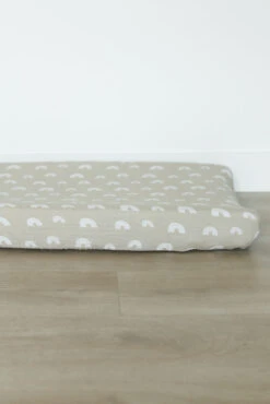 Sand Rainbow 100% Cotton Muslin Crib Sheet for Standard Mattresses 12 Sand Rainbow 100% Cotton Muslin Crib Sheet for Standard Mattresses -ROOLEE FASHION SHOP MEB46